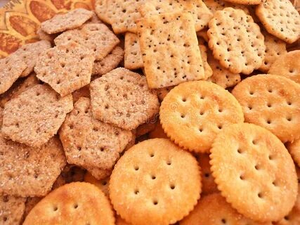 Salty crackers stock photo. Image of unhealthy, table - 3503