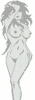 Ascii аниме рисунок (28 фото) " Рисунки для срисовки и не то