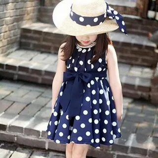 Girls Polka Dot Dress, 2-6 Yrs Old Kids outfits, Kids dress,