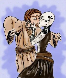 Pulled Into A Kiss by ChristyTortland Obi wan, Asajj ventres