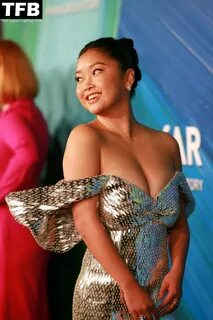 Lana Condor Displays Her Sexy Big Boobs at the amfAR Gala (1