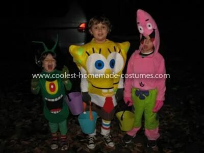 Coolest Spongebob, Patrick and Plankton Costumes Spongebob c