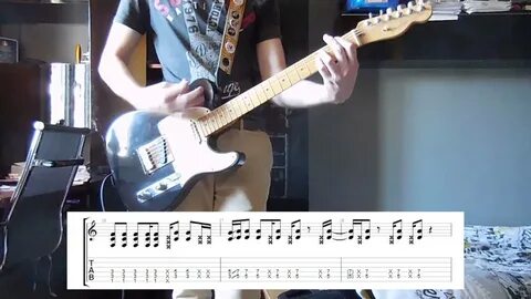 Red Hot Chili Peppers - Dani California guitar cover with ta