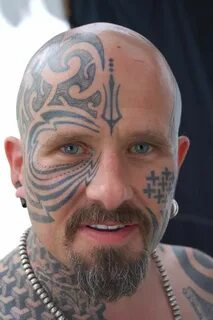 Earl of Kent - Richard Readshaw Head tattoos, Facial tattoos