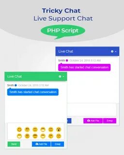 Tricky Chat - Live Support Chat PHP Script InkThemes
