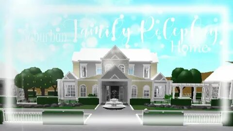 Bloxburg Suburban Family Roleplay Mini-Mansion House Build -