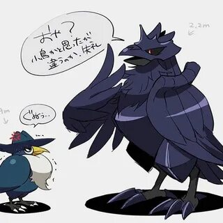 #Honchkrow vs #Corviknight ⚔ by loz_017 Twitter 🎨 #pokemonsw