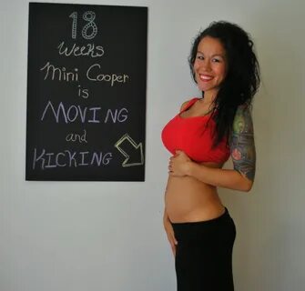 18 Weeks Pregnancy Chalkboard Update.