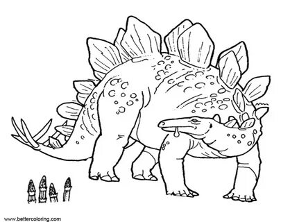 Dinosaurs from Jurassic World Fallen Kingdom Coloring Pages 