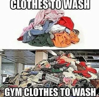 So true... I only know that it's laundry day when I'm all ou