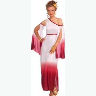 Roman Goddess Venus Toga Roman Women's Fancy Dress Costume F