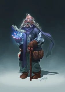 Old Wizard by erickenji on deviantART Fantasy wizard, Dungeo