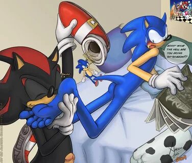 sonic, shadow, smell, feet, fetish, foot - Ychan