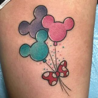 Pin by Badkitty13 on Tattoos Mickey tattoo, Balloon tattoo, 