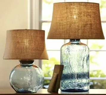 From Pottery Barn Glass table lamp, Table lamp lighting, Gla
