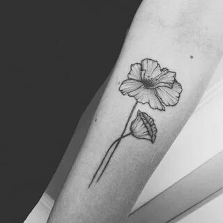 Poppy Tattoo Black And White - Tattoos Concept