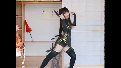 Japanese Girl Dancing in Floral Sheath Dress - YouTube
