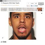 J. Cole Teeth - J Cole To Play Nba All Star Game Wralsportsf