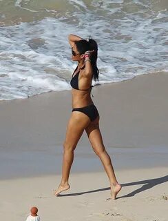 Kimora Lee Simmons in Bikini at a Beach in St. Barts - HawtC