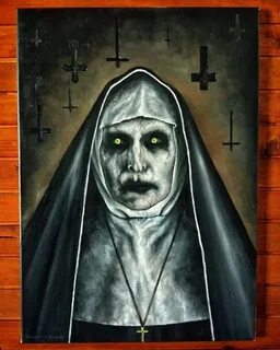 valak nun painting - Google Search Creepy paintings, Scary p