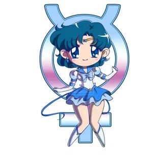 Chibi - Eternal Sailor Mercury by KrisRix.deviantart.com on 