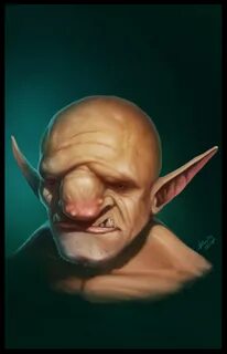 Goblin Portrait by BazilioSlep Fantasy 2D CGSociety