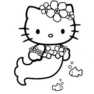 Drawings Hello Kitty (Cartoons) - Printable coloring pages