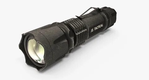 tactical flashlight light 3d model Tactical flashlight, Flas