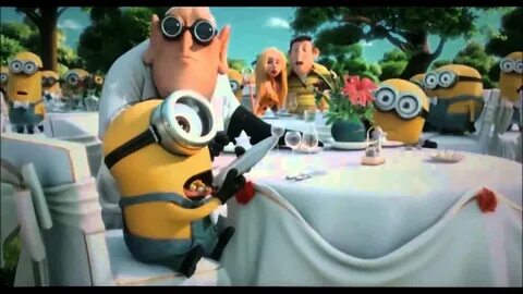 Minions sing I Swear and YMCA Despicable Me2 Gru and Lucy We