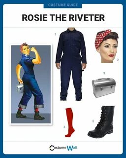 Dress Like Rosie the Riveter Costume Halloween and Cosplay G