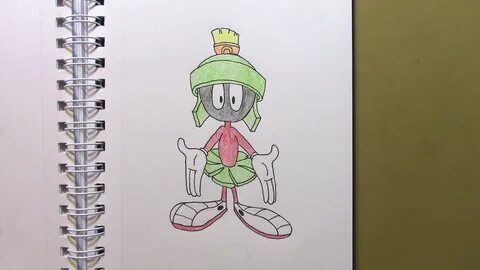 459 - How to Draw Marvin the Martian from Looney Tunes - You