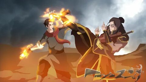 Zuko vs Mako first frame clean contest entry by Prydzanimati