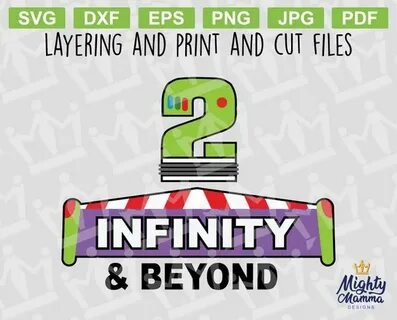 2 Infinity & Beyond SVG TOY Space Man to use with Printer Et