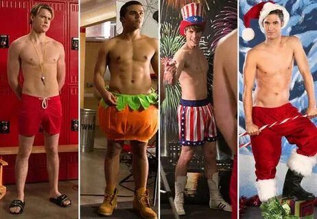 Atores de "Glee" tiram a roupa em calendário sexy para arrec