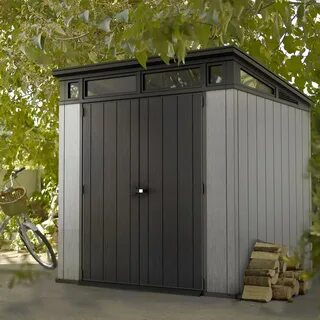 Пластиковый сарай Keter Artisan 7x7, уличное оборудование (6