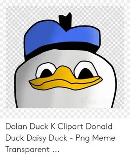 Dolan Duck K Clipart Donald Duck Daisy Duck - Png Meme Trans