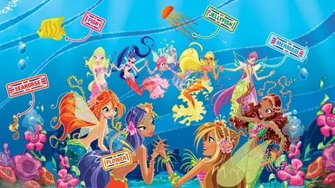 Imágenes del DVD de las muñecas Winx Club Sirenas! - Winx Cl