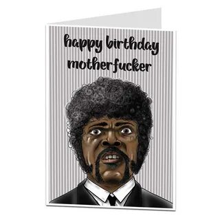 Funny Happy Birthday Card Mother Fucker LimaLima.co.uk