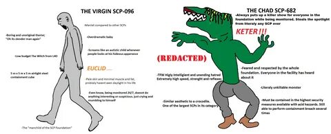 SCP VIRGIN-096 vs. SCP CHAD-682 Virgin vs. Chad Know Your Me