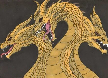 Godzilla KOTM - King Ghidorah The Great Beast. by Tyrannuss5