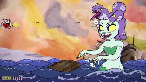 Cuphead : Cala Maria boss fight - YouTube