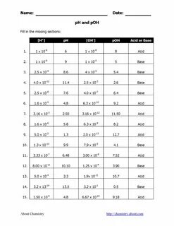 Acids, Bases And Salts Worksheet With Answers Pdf " HostelBr