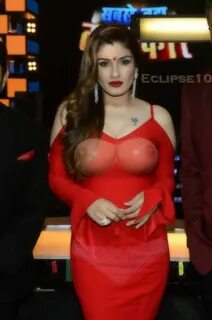 Raveena Tandon boobs see though without bra hot fuck sex pho