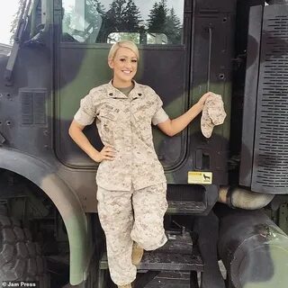 Former US Marine turned model nicknamed 'The Combat Barbie' 