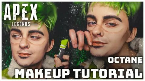 Octane Face Reveal - Apex Legends Cosplay Makeup - YouTube