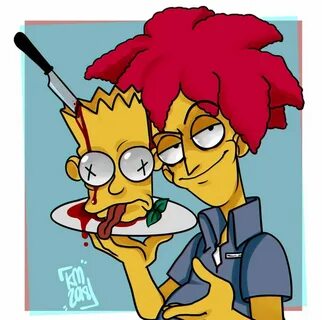 Sideshow Bob, The Simpsons Simpsons drawings, Simpsons art, 