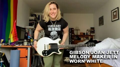 Hera - Gibson Joan Jett Melody Maker in Worn White Unboxing 