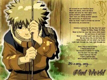 Naruto 'Mad World' By SabakuNoHeeromai On DeviantArt Desktop