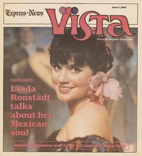 Linda Ronstadt - Vista Magazine, June 7, 1987