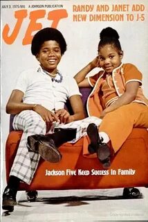 Jet: Randy & Janet Jackson, July 3, 1975 Jet magazine, Randy